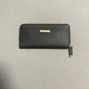 Calvin Klein Black Zipper Wallet
